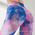 Leggings tie-dye calças justas de ioga